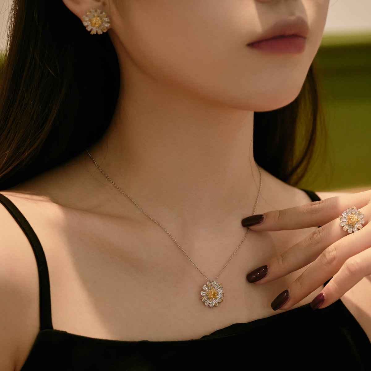 [Clover Jewelry]Exquisite Gänseblümchen-Halskette