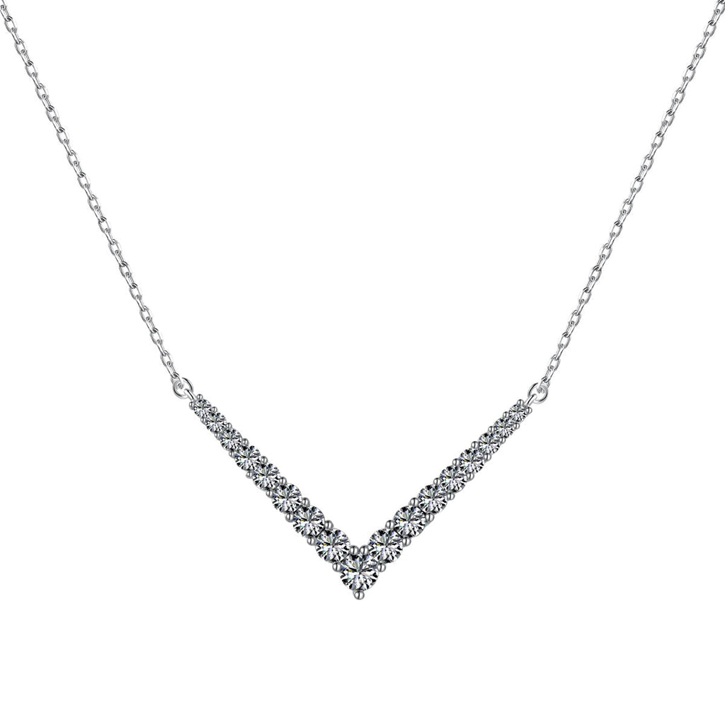 [Clover Jewelry]Ornate Round Cut Necklace