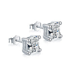 [Clover Jewelry]Zarte quadratische Ohrringe