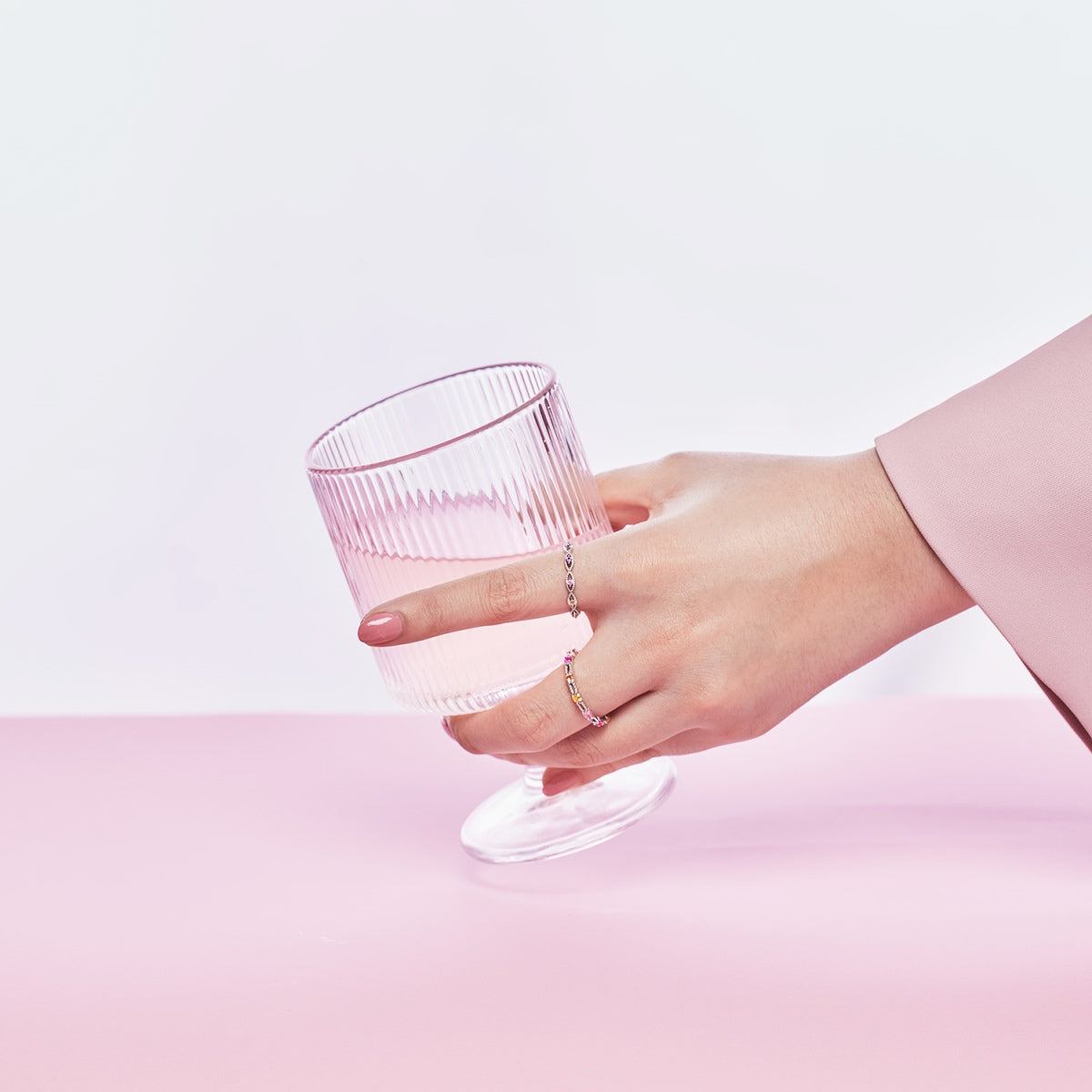 [Clover Jewelery]Elegant Energetic Round Cut Daily Ring