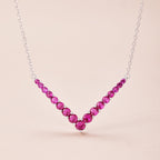 [Clover Jewelry]Ornate Round Cut Necklace