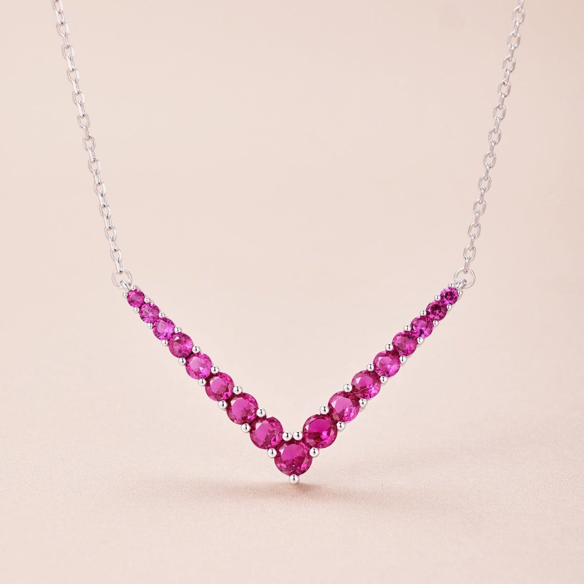 [Clover Jewelery]Ornate Round Cut Necklace
