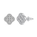 [Clover Jewelry]四つ葉のクローバー型ピアス
