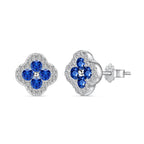 [Clover Jewelry]四つ葉のクローバー型ピアス