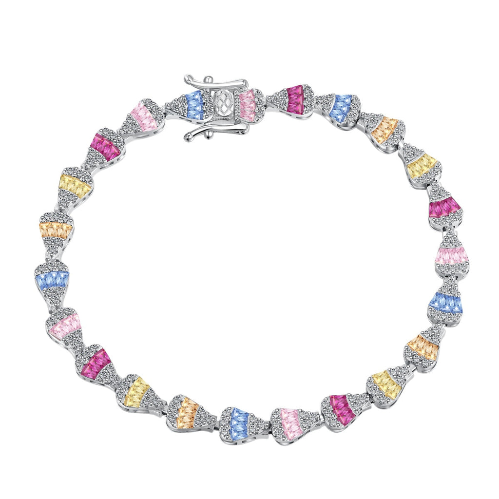 [Clover Jewelry]Funkelndes Armband in Wassertropfenform für den Alltag