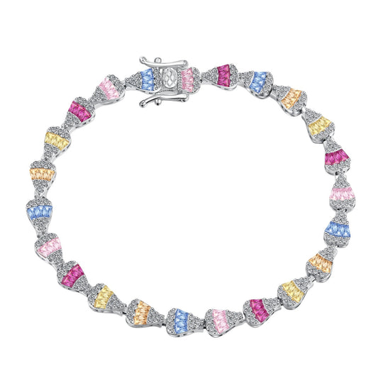 [Clover Jewelery]Radiant Water Drop Shape Daily Bracelet