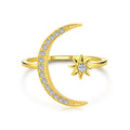 [Clover Jewelry]Eternity Mond & Stern Ring