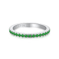 [Clover Jewelry]Zarter funkelnder runder Alltagsring