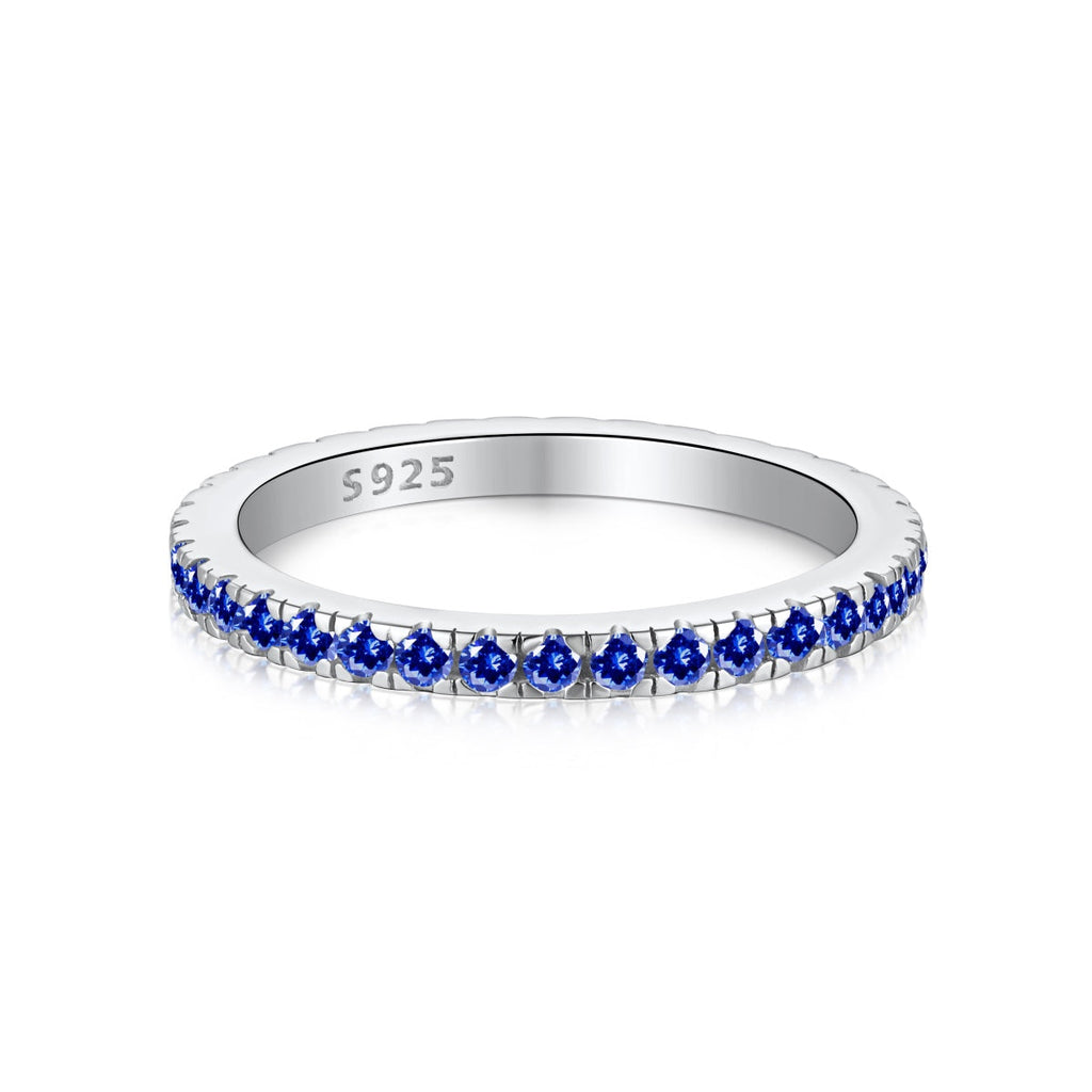 [Clover Jewelry]Zarter funkelnder runder Alltagsring