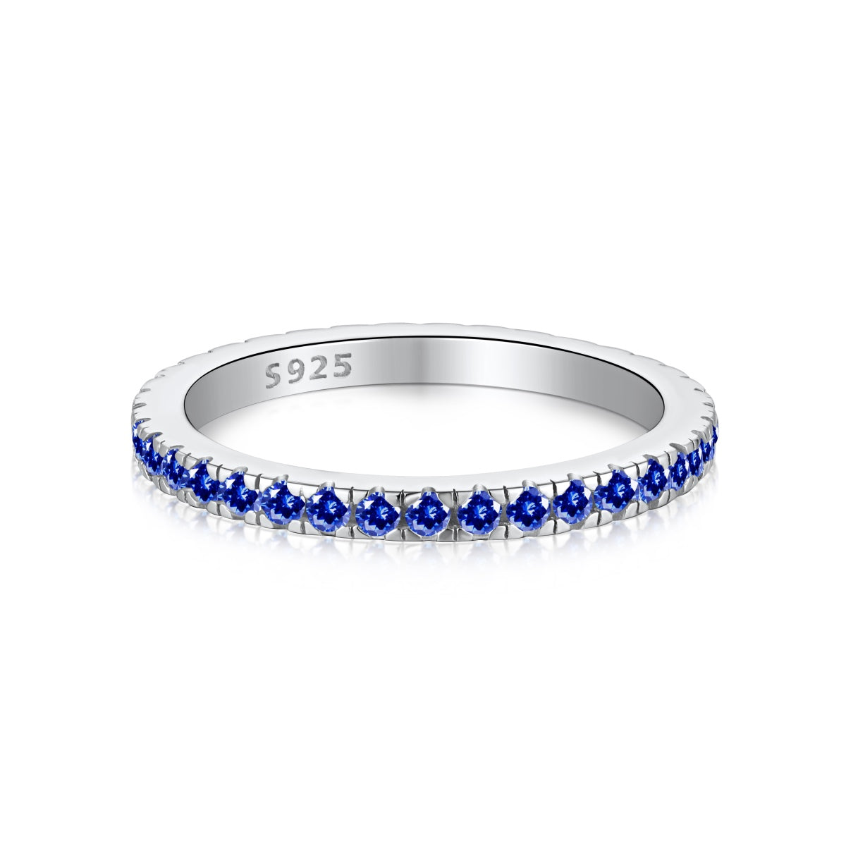 [Clover Jewelry]Zarter funkelnder runder Alltagsring