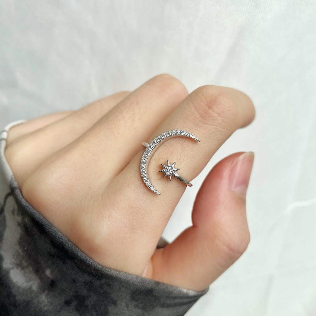 [Clover Jewelry]Eternity Mond & Stern Ring