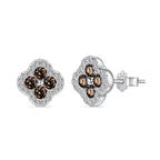 [Clover Jewelry]四つ葉のクローバー型ピアス
