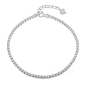 [Clover Jewelry]Funkelndes Tennisarmband mit Prinzessinnenschliff