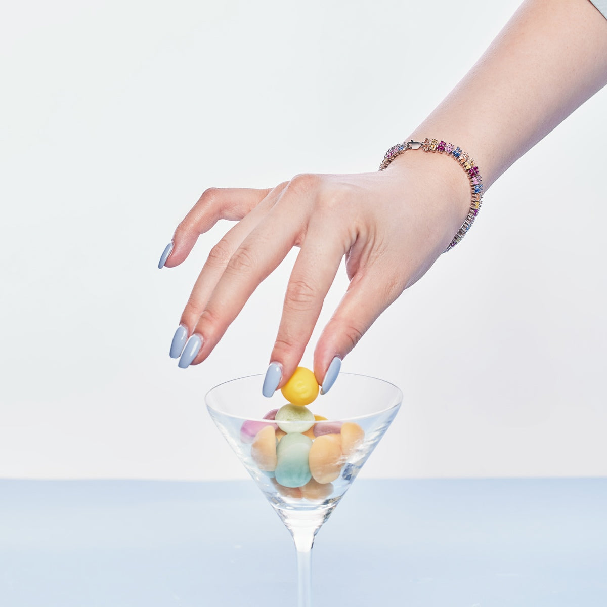 [Clover Jewelry] Funkelndes, exquisites Party-Armband mit mehreren Schliffen