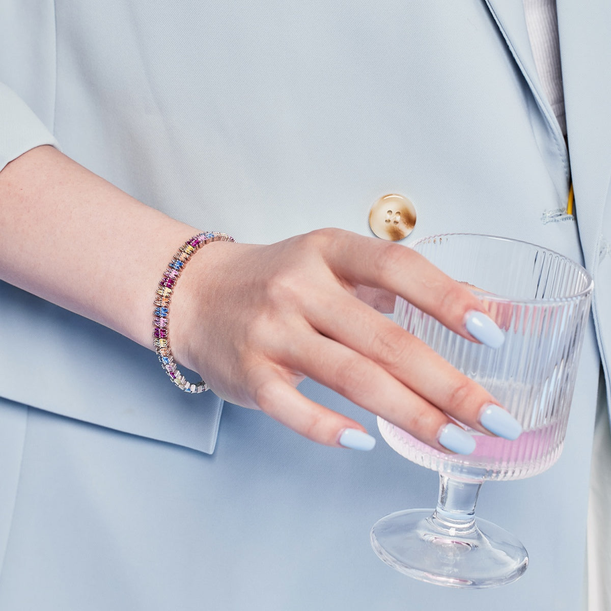 [Clover Jewelry] Funkelndes, exquisites Party-Armband mit mehreren Schliffen