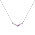 [Clover Jewelry]Dazzling Rainbow Necklace