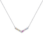 [Clover Jewelry]Dazzling Rainbow Necklace