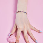 [Clover Jewelry]Funkelndes Partyarmband mit aufwendigem Mehrfachschliff