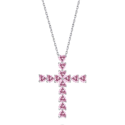 [Clover Jewelery]Radiant Cross Shape Necklace