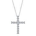 [Clover Jewelry]光り輝くクロス型ネックレス