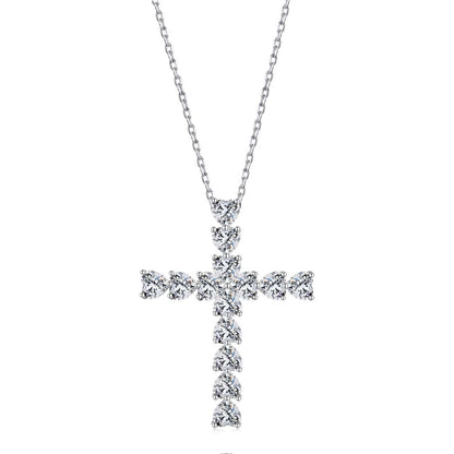 [Clover Jewelery]Radiant Cross Shape Necklace