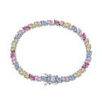 [Clover Jewelry]Funkelndes Partyarmband mit aufwendigem Mehrfachschliff