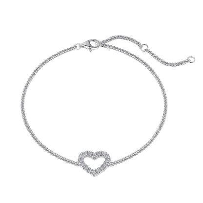 [Clover Jewelery]Heart Shape Lover Bracelet