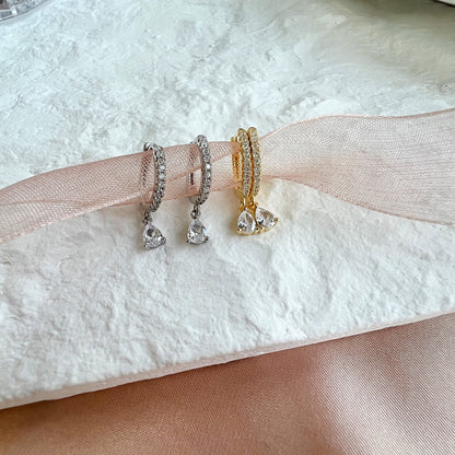 [Clover Jewelry]Luxuriöse geometrische Tropfenohrringe