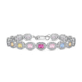 [Clover Jewelry]Exquisites, reich verziertes Smaragd-Schliff-Armband für jeden Tag