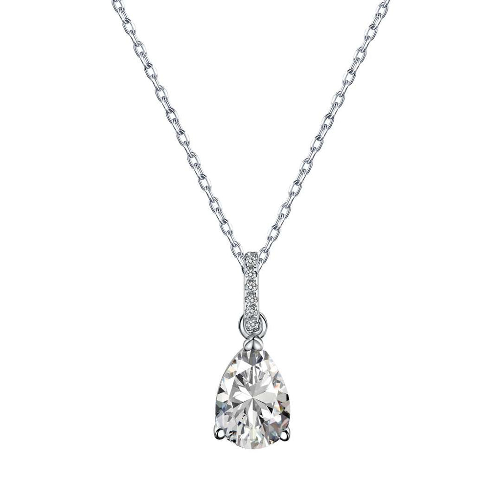 [Clover Jewelry]繊細な水滴型ファッションネックレス