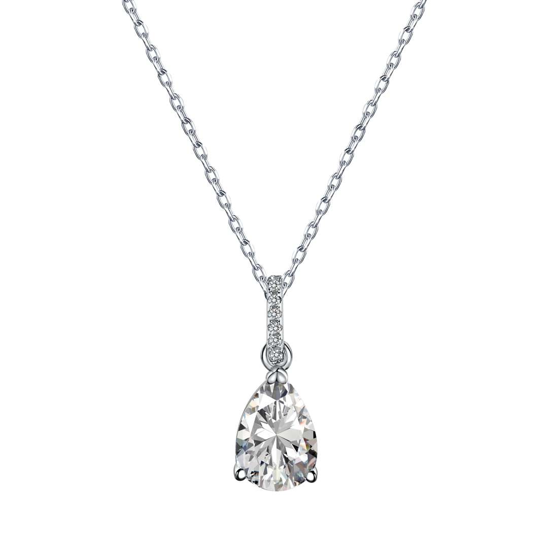 [Clover Jewelry]繊細な水滴型ファッションネックレス