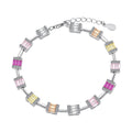 [Clover Jewelry]Zierliches, charmantes Armband mit Smaragd-Schliff für den Alltag