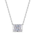 [Clover Jewelry]Luxuriöse quadratische, bunte Halskette
