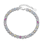 [Clover Jewelry]Funkelndes Radiant Multi-Cut Alltagsarmband