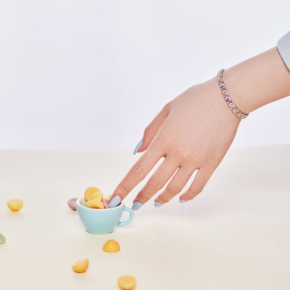 [Clover Jewelery]Dazzling Unique Multi Shape Daily Bracelet