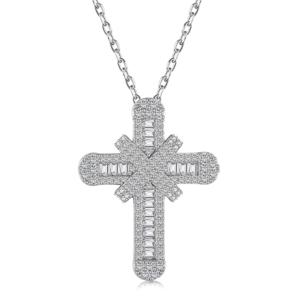 [Clover Jewelry] かすみ草とダイヤモンドのネックレス