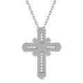 [Clover Jewelry] かすみ草とダイヤモンドのネックレス