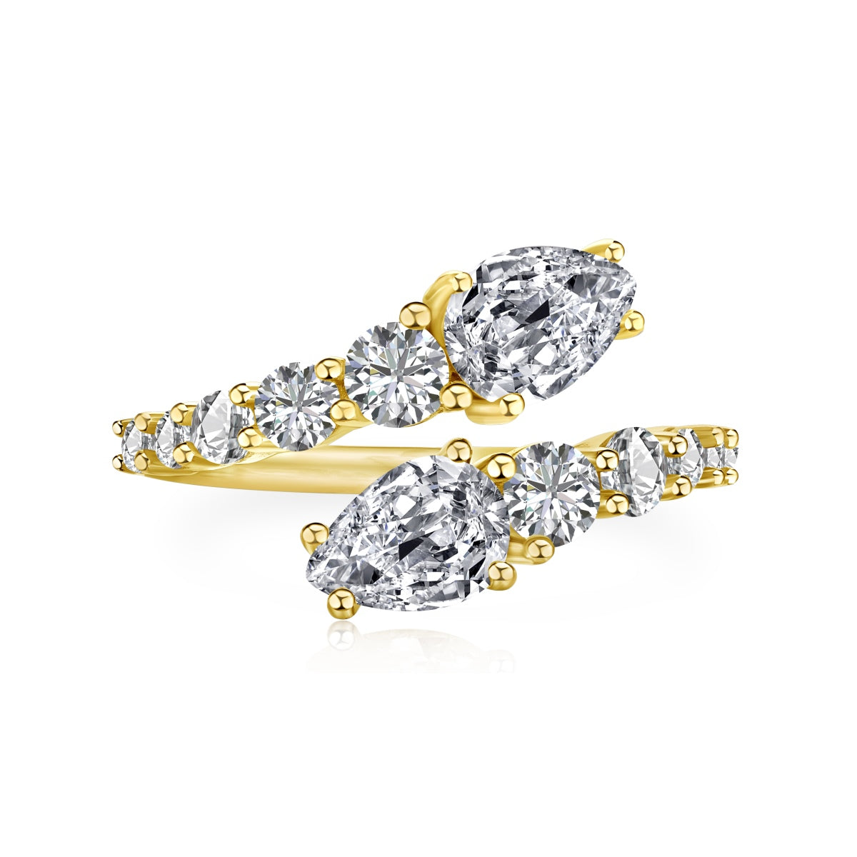 [Clover Jewelry]Zarter, lebhafter Ring in Schlangenform für den Alltag