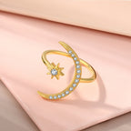 [Clover Jewelry]Eternity Mond & Stern Ring