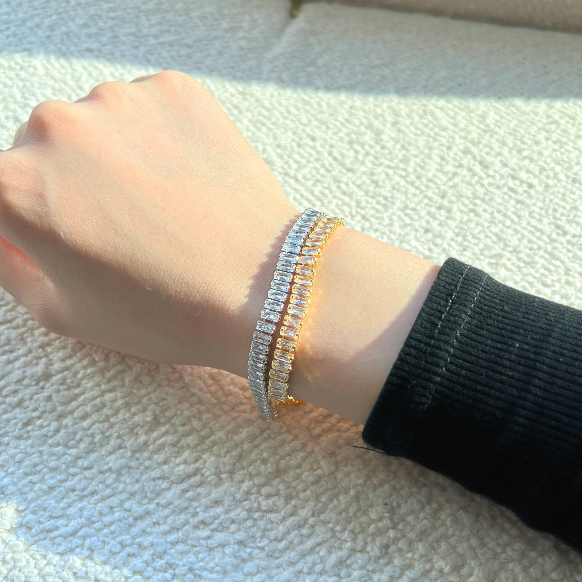 [Clover Jewelry]Exquisites Smaragd-Armband für jeden Tag