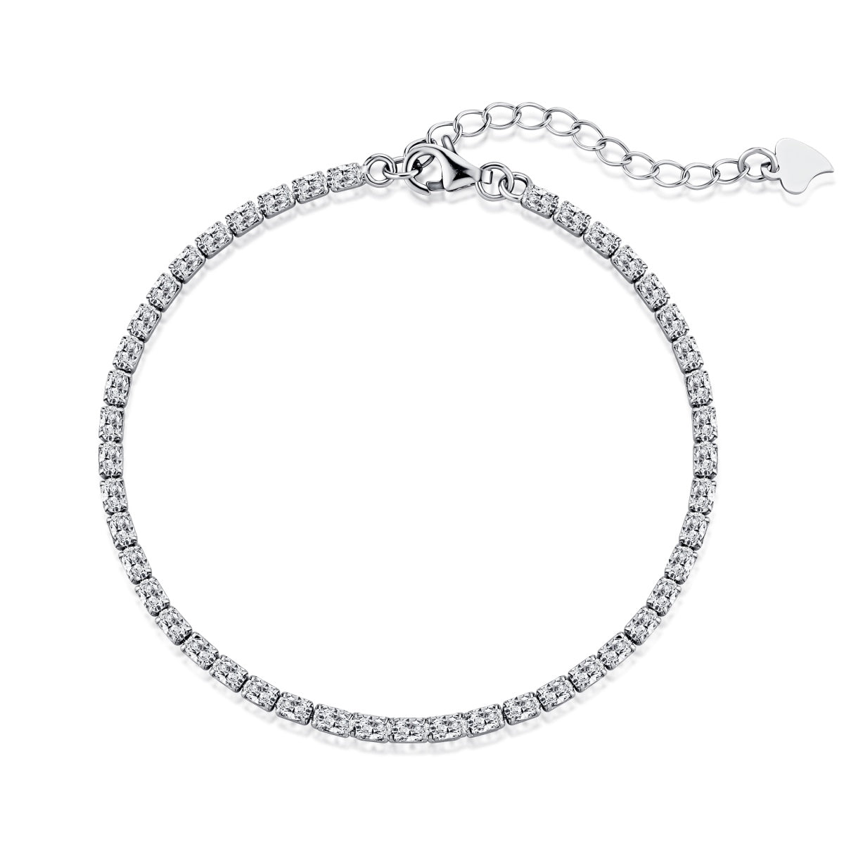 [Clover Jewelry]Elegantes Armband mit Smaragdschliff für den Alltag