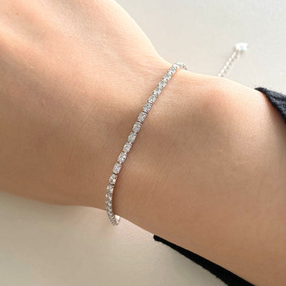 [Clover Jewellery]Elegantes Alltagsarmband im Smaragdschliff