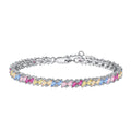 [Clover Jewelry]Funkelndes Partyarmband mit aufwendigem Mehrfachschliff