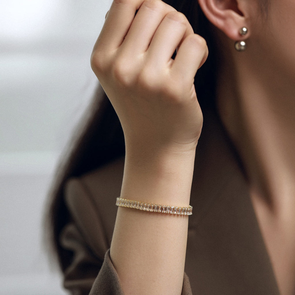 [Clover Jewelry]Exquisites Smaragd-Armband für jeden Tag