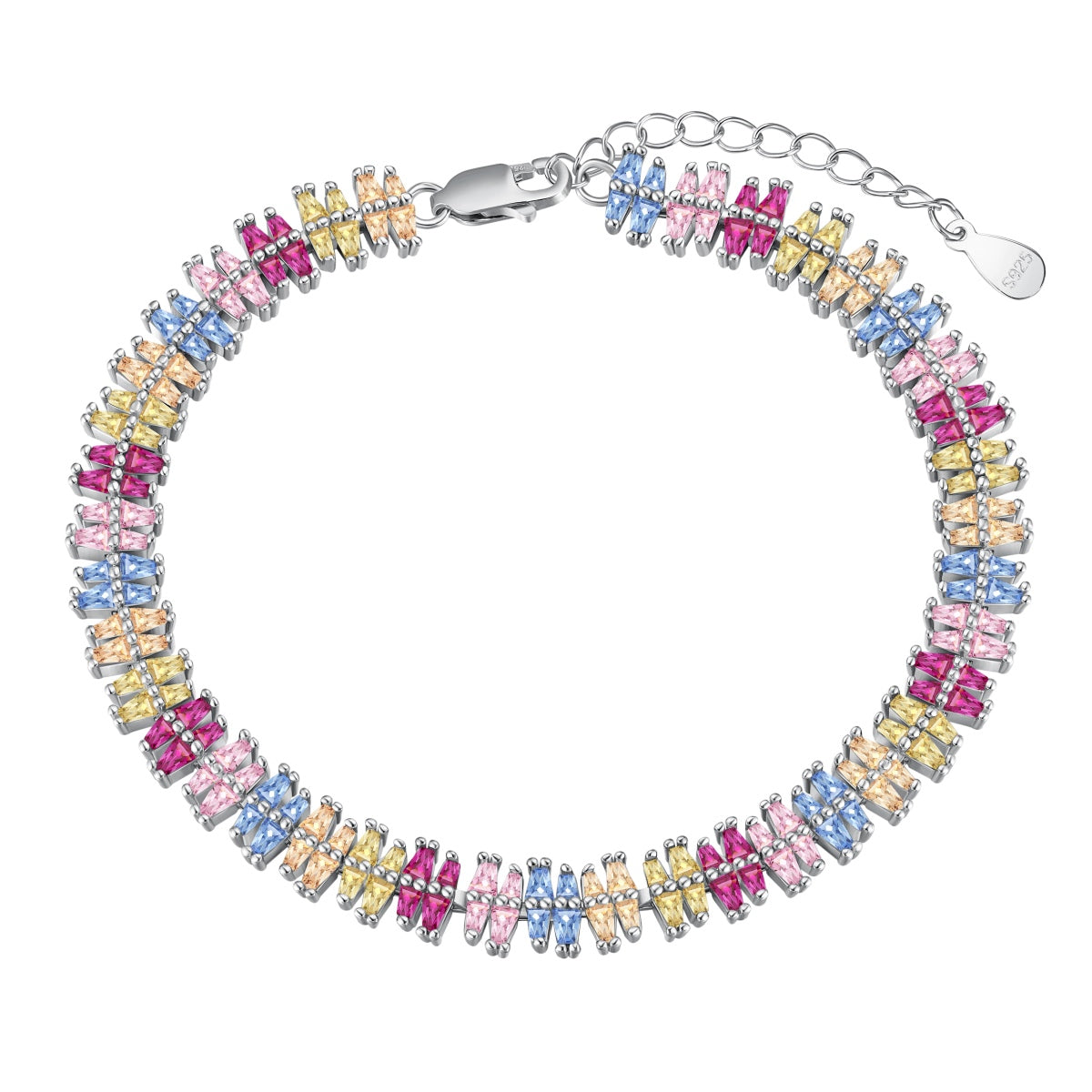 [Clover Jewelry] Funkelndes, exquisites Party-Armband mit mehreren Schliffen