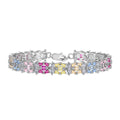 [Clover Jewelry]Zartes, farbenfrohes Armband mit mehreren Schliffen für Partys