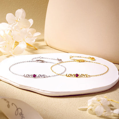 [Clover Jewelry] Romantisches Armband in Herzform für Liebhaber