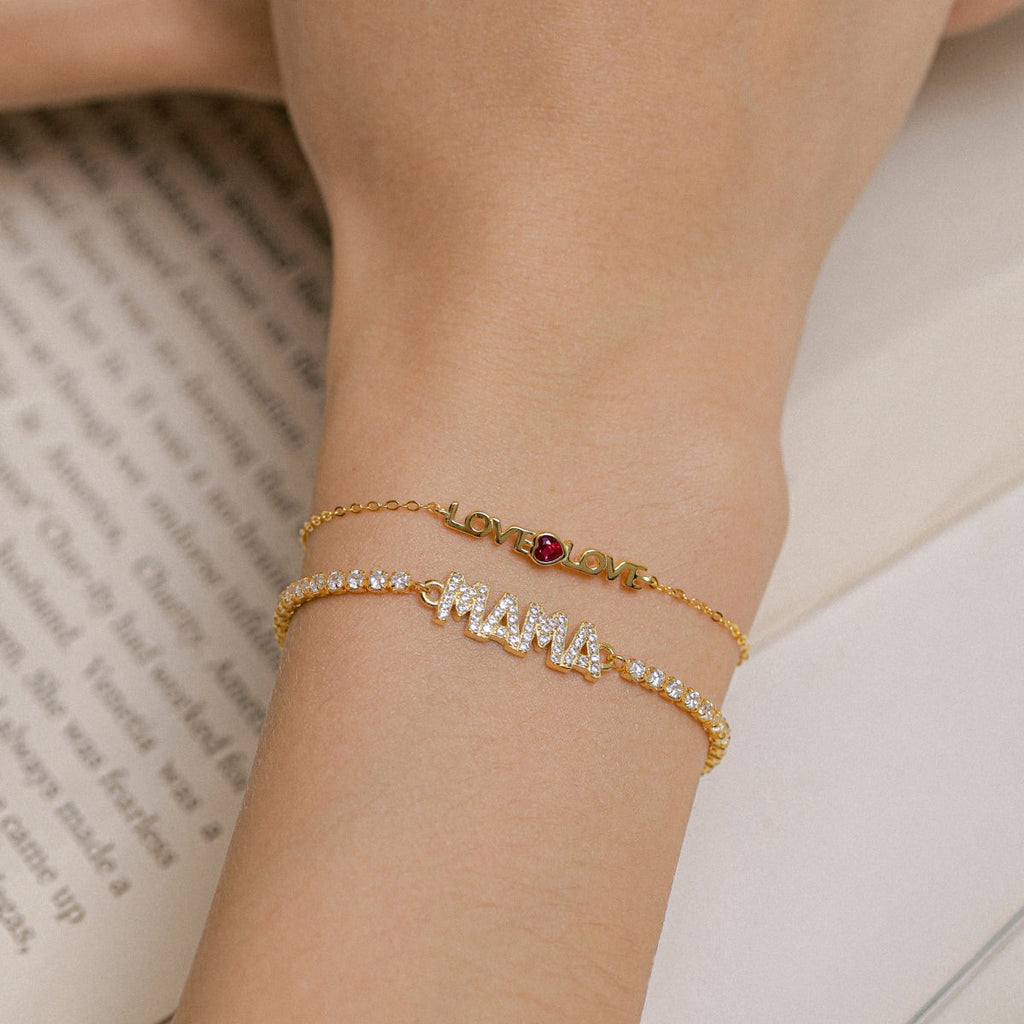 [Clover Jewelry]Romantisches Herzform-Liebhaber-Armband