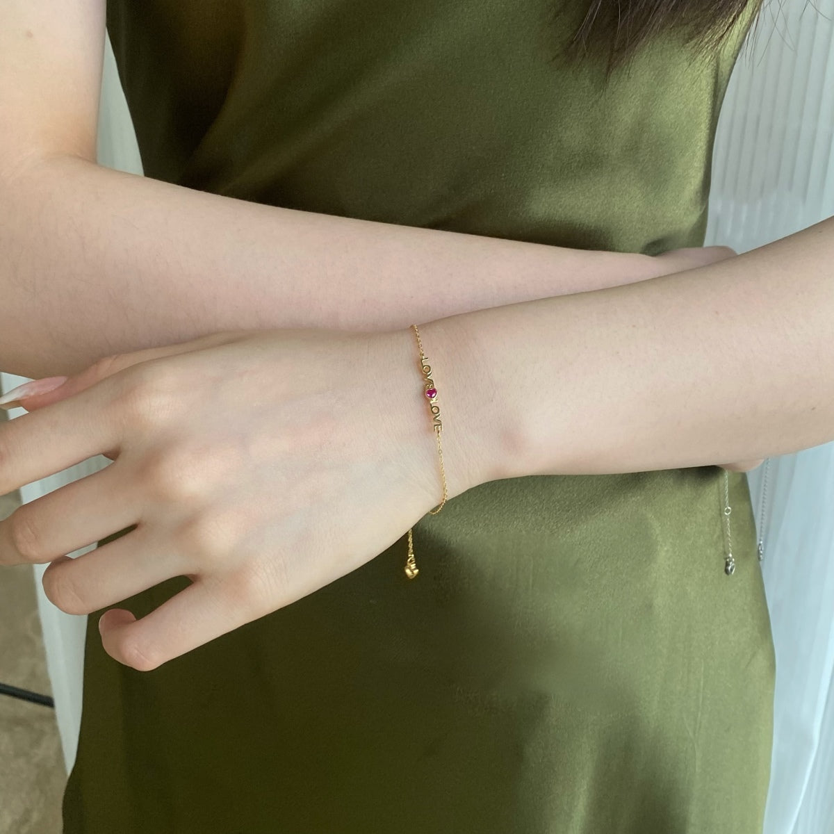 [Clover Jewelry] Romantisches Armband in Herzform für Liebhaber