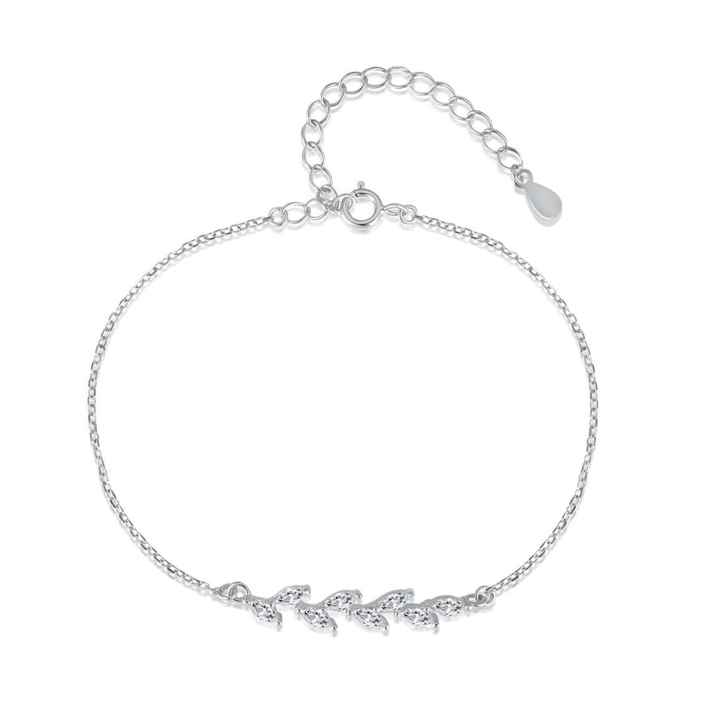 [Clover Jewelry]Elegantes Weizenblätter-Armband